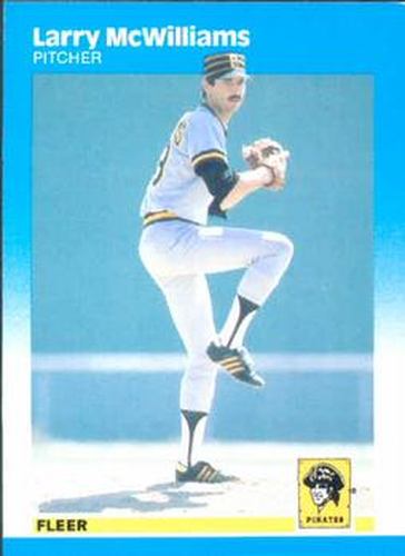 #613 Larry McWilliams - Pittsburgh Pirates - 1987 Fleer Baseball