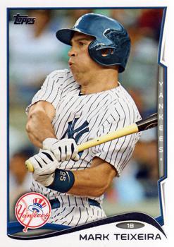 #613a Mark Teixeira - New York Yankees - 2014 Topps Baseball