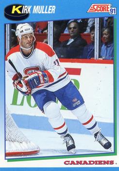 #614 Kirk Muller - Montreal Canadiens - 1991-92 Score Canadian Hockey