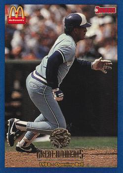 #4 1988-Opening Bell George Bell - Toronto Blue Jays - 1993 Donruss McDonald's Toronto Blue Jays Great Moments Baseball