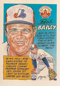 #11 Bob Bailey - Montreal Expos - 1992 Nabisco Baseball