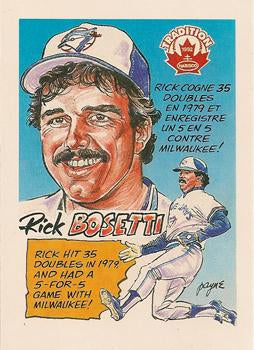 #16 Rick Bosetti - Toronto Blue Jays - 1992 Nabisco Baseball