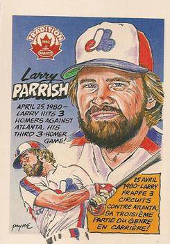 #17 Larry Parrish - Montreal Expos - 1992 Nabisco Baseball