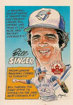 #18 Bill Singer - Toronto Blue Jays - 1992 Nabisco Baseball