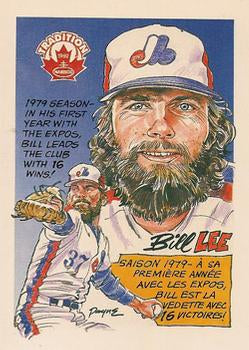#1 Bill Lee - Montreal Expos - 1992 Nabisco Baseball