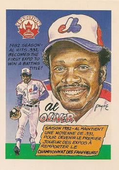 #21 Al Oliver - Montreal Expos - 1992 Nabisco Baseball