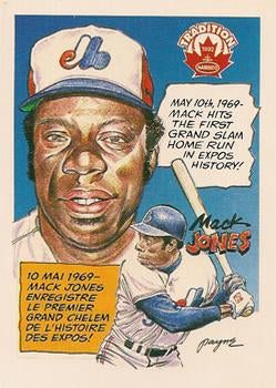 #27 Mack Jones - Montreal Expos - 1992 Nabisco Baseball