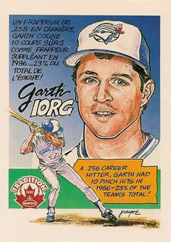 #28 Garth Iorg - Toronto Blue Jays - 1992 Nabisco Baseball