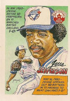 #32 Jesse Jefferson - Toronto Blue Jays - 1992 Nabisco Baseball