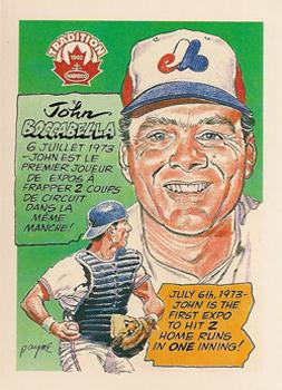 #35 John Boccabella - Montreal Expos - 1992 Nabisco Baseball