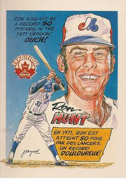 #5 Ron Hunt - Montreal Expos - 1992 Nabisco Baseball