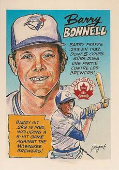 #6 Barry Bonnell - Toronto Blue Jays - 1992 Nabisco Baseball