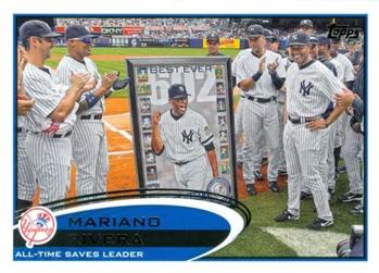 #109 Mariano Rivera - New York Yankees - 2012 Topps Baseball
