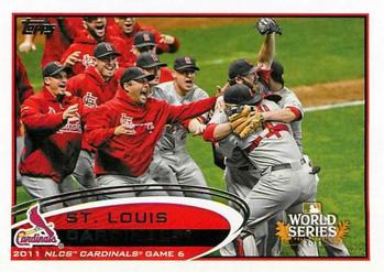 #233 St. Louis Cardinals - St. Louis Cardinals - 2012 Topps Baseball