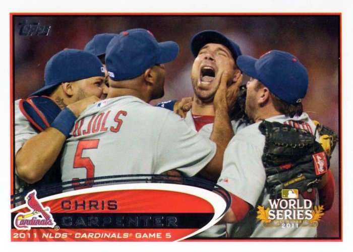 #264 Chris Carpenter - St. Louis Cardinals - 2012 Topps Baseball
