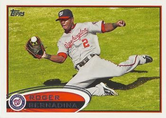 #333 Roger Bernadina - Washington Nationals - 2012 Topps Baseball