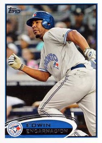 #341 Edwin Encarnacion - Toronto Blue Jays - 2012 Topps Baseball