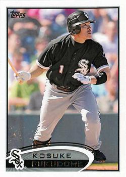 #342 Kosuke Fukudome - Chicago White Sox - 2012 Topps Baseball