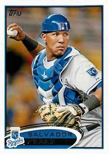 #343 Salvador Perez - Kansas City Royals - 2012 Topps Baseball