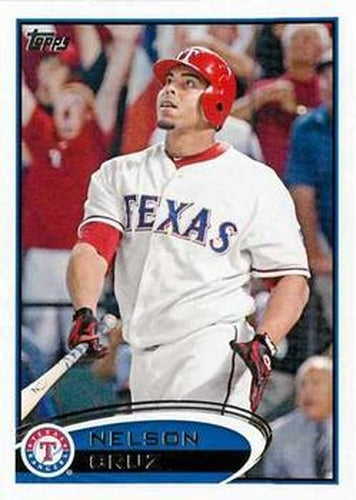 #344 Nelson Cruz - Texas Rangers - 2012 Topps Baseball