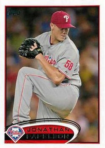 #345 Jonathan Papelbon - Philadelphia Phillies - 2012 Topps Baseball