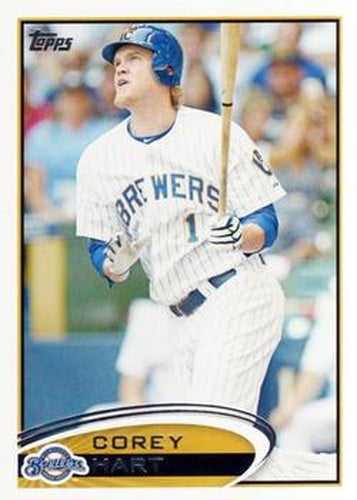 #351 Corey Hart - Milwaukee Brewers - 2012 Topps Baseball