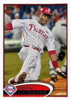 #353 John Mayberry Jr. - Philadelphia Phillies - 2012 Topps Baseball