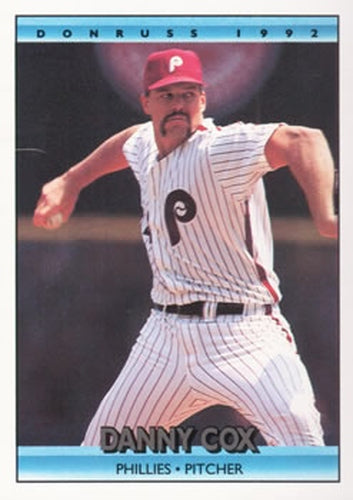 #614 Danny Cox - Philadelphia Phillies - 1992 Donruss Baseball