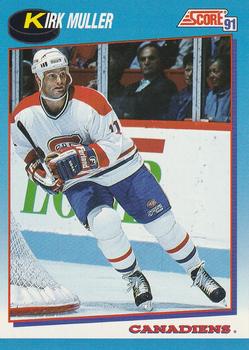 #614 Kirk Muller - Montreal Canadiens - 1991-92 Score Canadian Bilingual Hockey