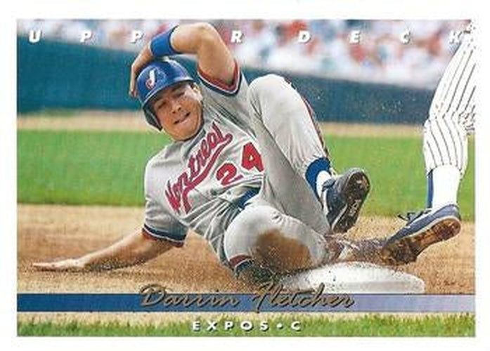 #614 Darrin Fletcher - Montreal Expos - 1993 Upper Deck Baseball