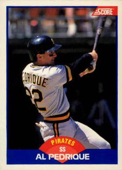 #614 Al Pedrique - Pittsburgh Pirates - 1989 Score Baseball