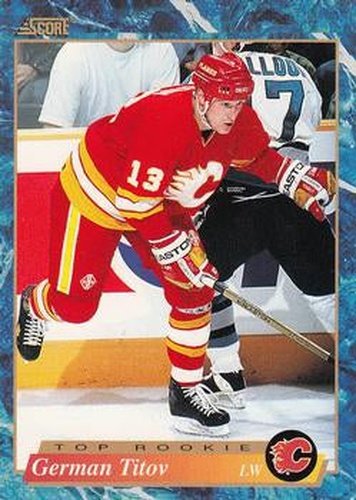 #614 German Titov - Calgary Flames - 1993-94 Score Canadian Hockey