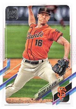 #614 Anthony DeSclafani - San Francisco Giants - 2021 Topps Baseball