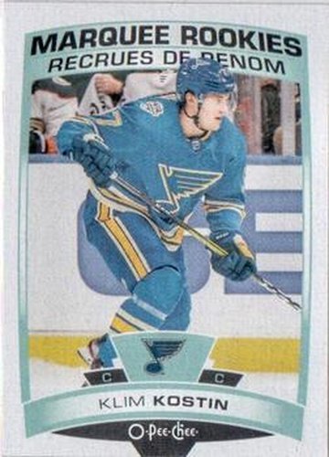 #614 Klim Kostin - St. Louis Blues - 2019-20 O-Pee-Chee Update Hockey
