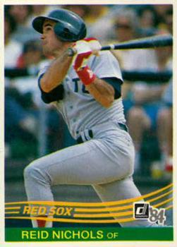 #614 Reid Nichols - Boston Red Sox - 1984 Donruss Baseball