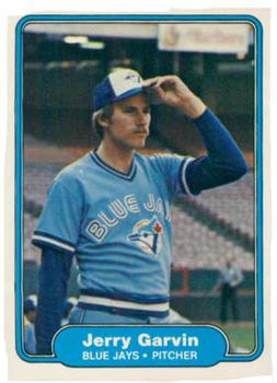 #614 Jerry Garvin - Toronto Blue Jays - 1982 Fleer Baseball