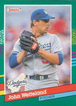 #614 John Wetteland - Los Angeles Dodgers - 1991 Donruss Baseball