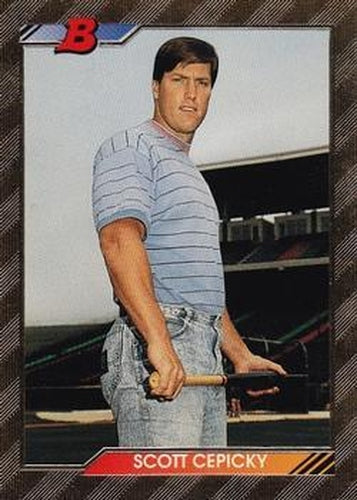 #614b Scott Cepicky - Chicago White Sox - 1992 Bowman Baseball