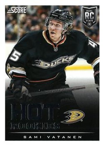 #615 Sami Vatanen - Anaheim Ducks - 2013-14 Score Hockey