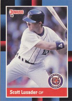 #615 Scott Lusader - Detroit Tigers - 1988 Donruss Baseball