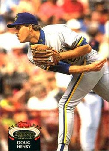 #615 Doug Henry - Milwaukee Brewers - 1992 Stadium Club Baseball