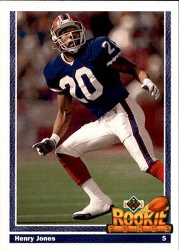 #615 Henry Jones - Buffalo Bills - 1991 Upper Deck Football