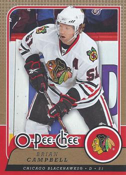#615 Brian Campbell - Chicago Blackhawks - 2008-09 O-Pee-Chee Hockey