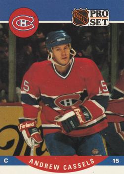 #615 Andrew Cassels - Montreal Canadiens - 1990-91 Pro Set Hockey