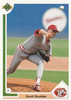 #615 Scott Scudder - Cincinnati Reds - 1991 Upper Deck Baseball