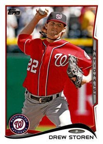 #615 Drew Storen - Washington Nationals - 2014 Topps Baseball