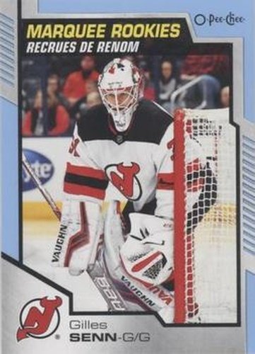 #615 Gilles Senn - New Jersey Devils - 2020-21 O-Pee-Chee Update Blue Hockey