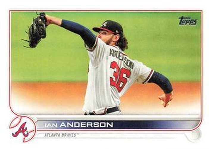 #615 Ian Anderson - Atlanta Braves - 2022 Topps Baseball