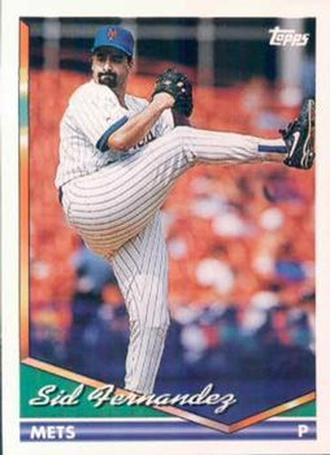 #615 Sid Fernandez - New York Mets - 1994 Topps Baseball