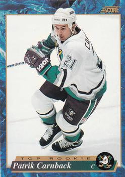 #615 Patrik Carnback - Anaheim Mighty Ducks - 1993-94 Score Canadian Hockey
